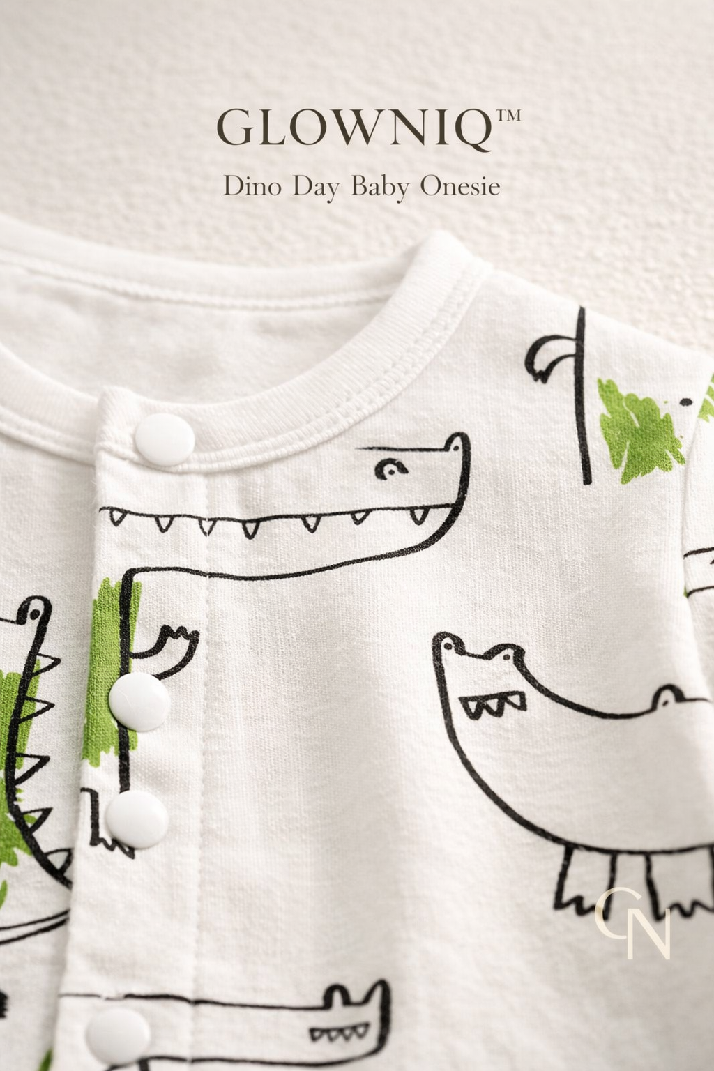 Glowniq™ Dino Day Baby-Strampler