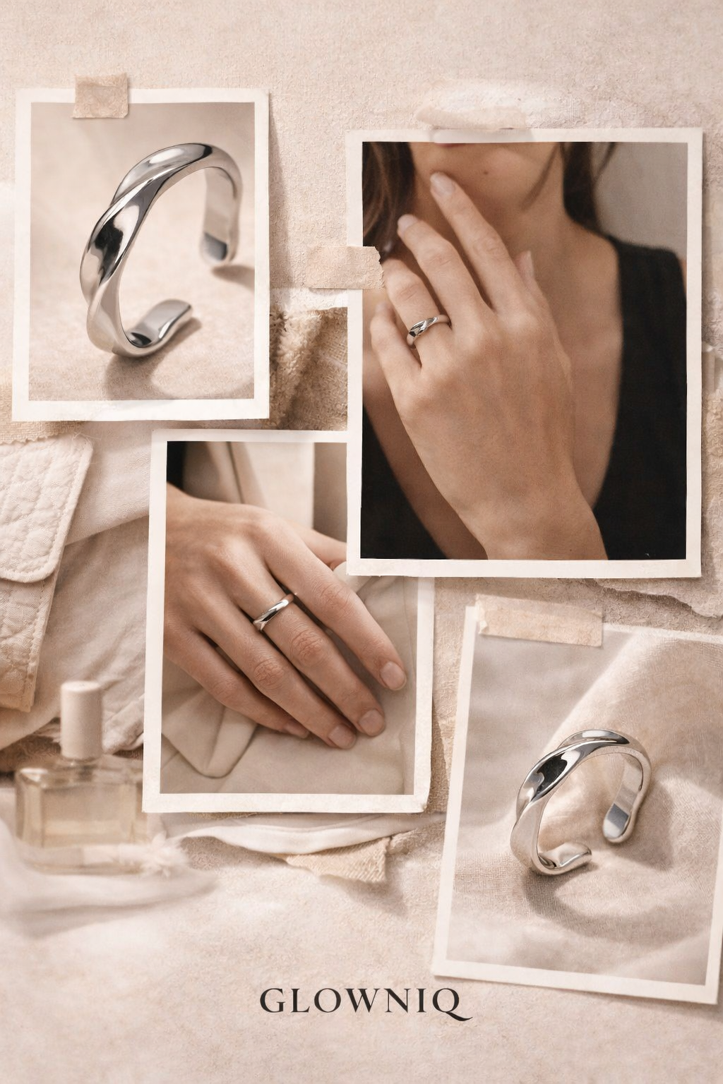 GLOWNIQ Mobius Wave Ring