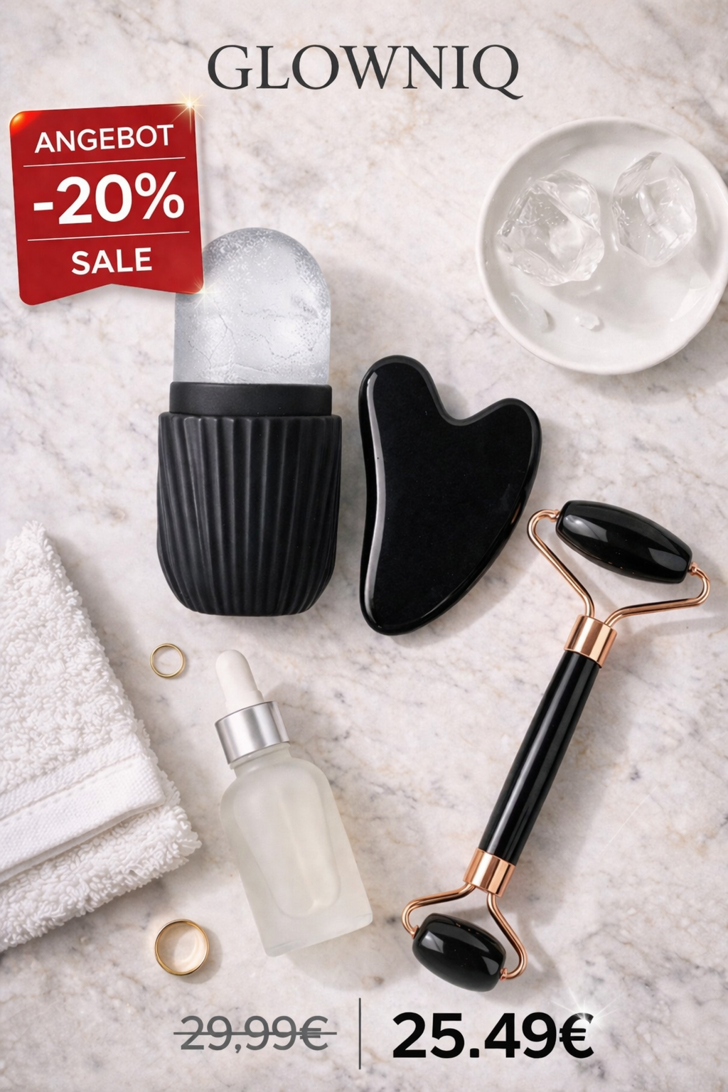 GLOWNIQ IceLift™ Gesichtsmodellierungs-Set