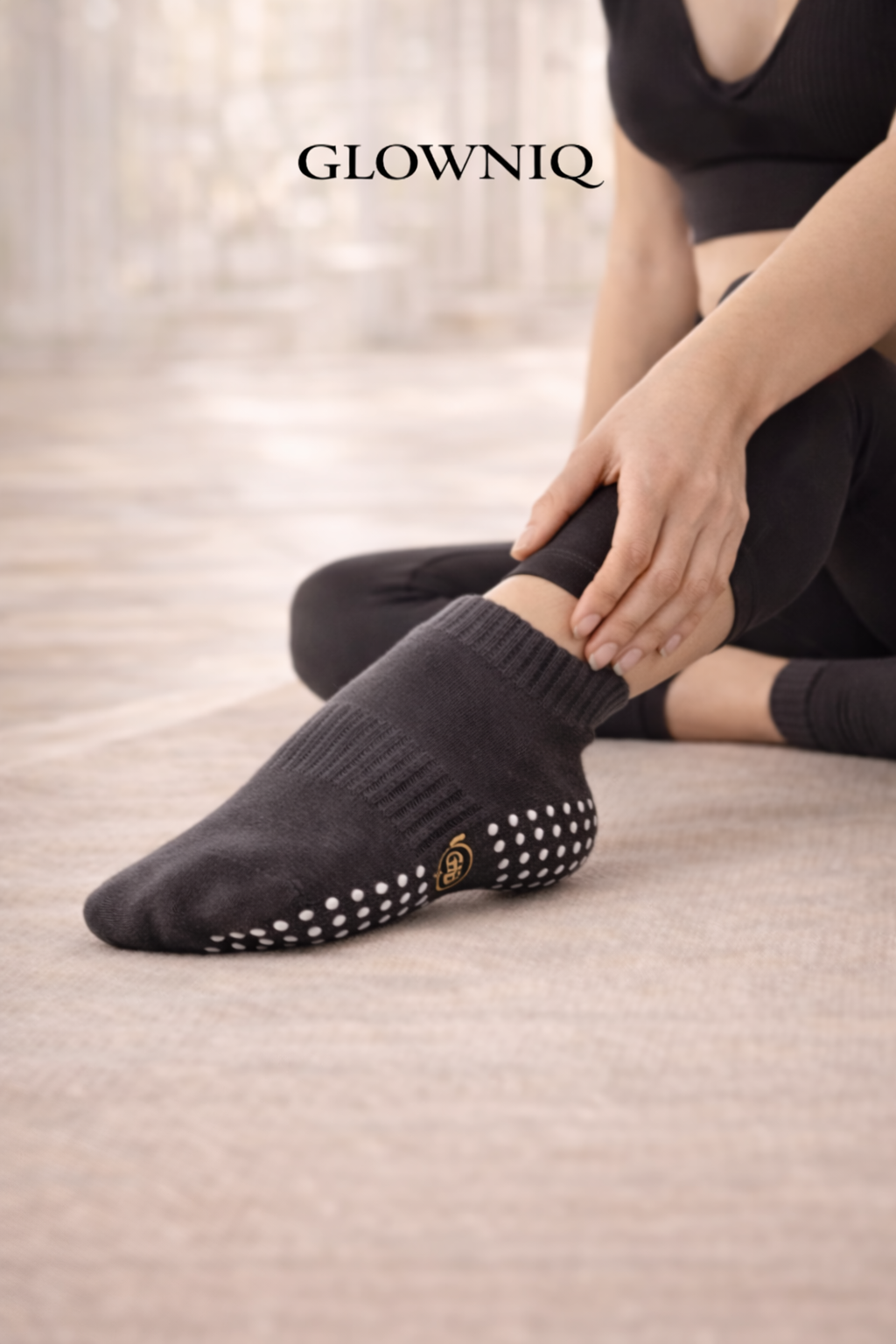 Glowniq™ GripFlow Yoga-Socken