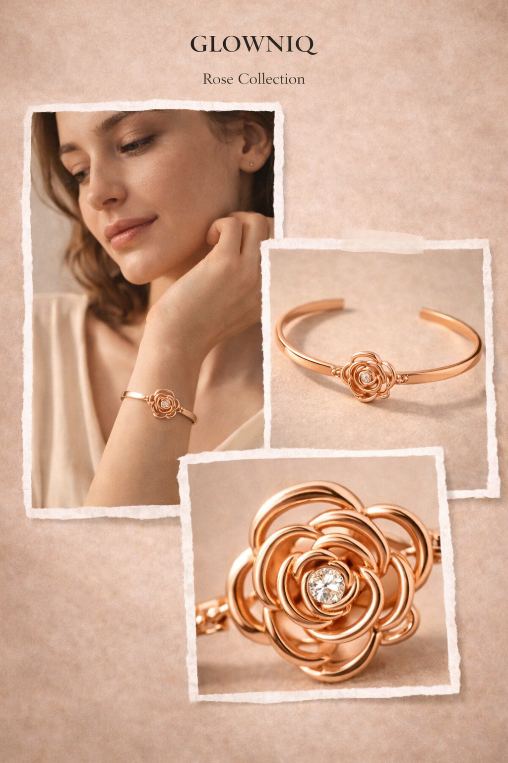 GLOWNIQ Eternal Rose Bracelet