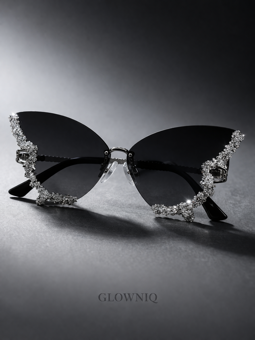 GLOWNIQ™ Aurora Diamant-Schmetterlings-Sonnenbrille