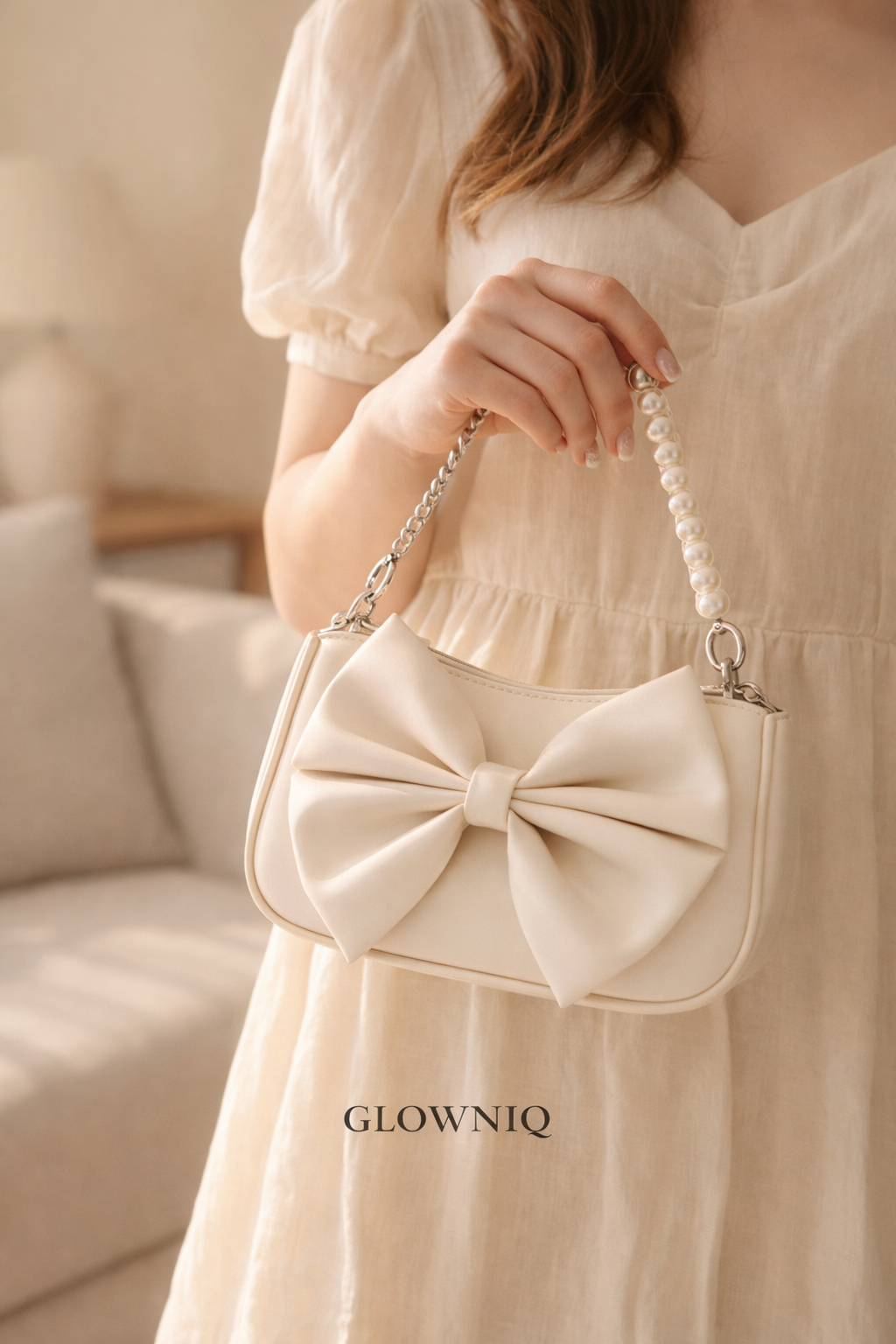 GLOWNIQ ÉLARA Bow Handbag