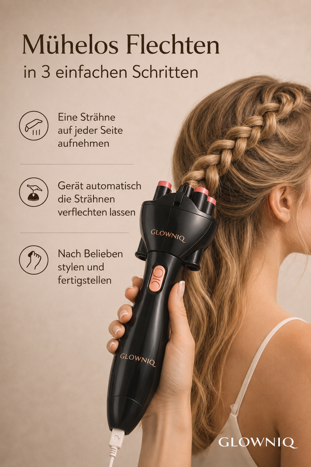 GLOWNIQ AutoBraid Styler