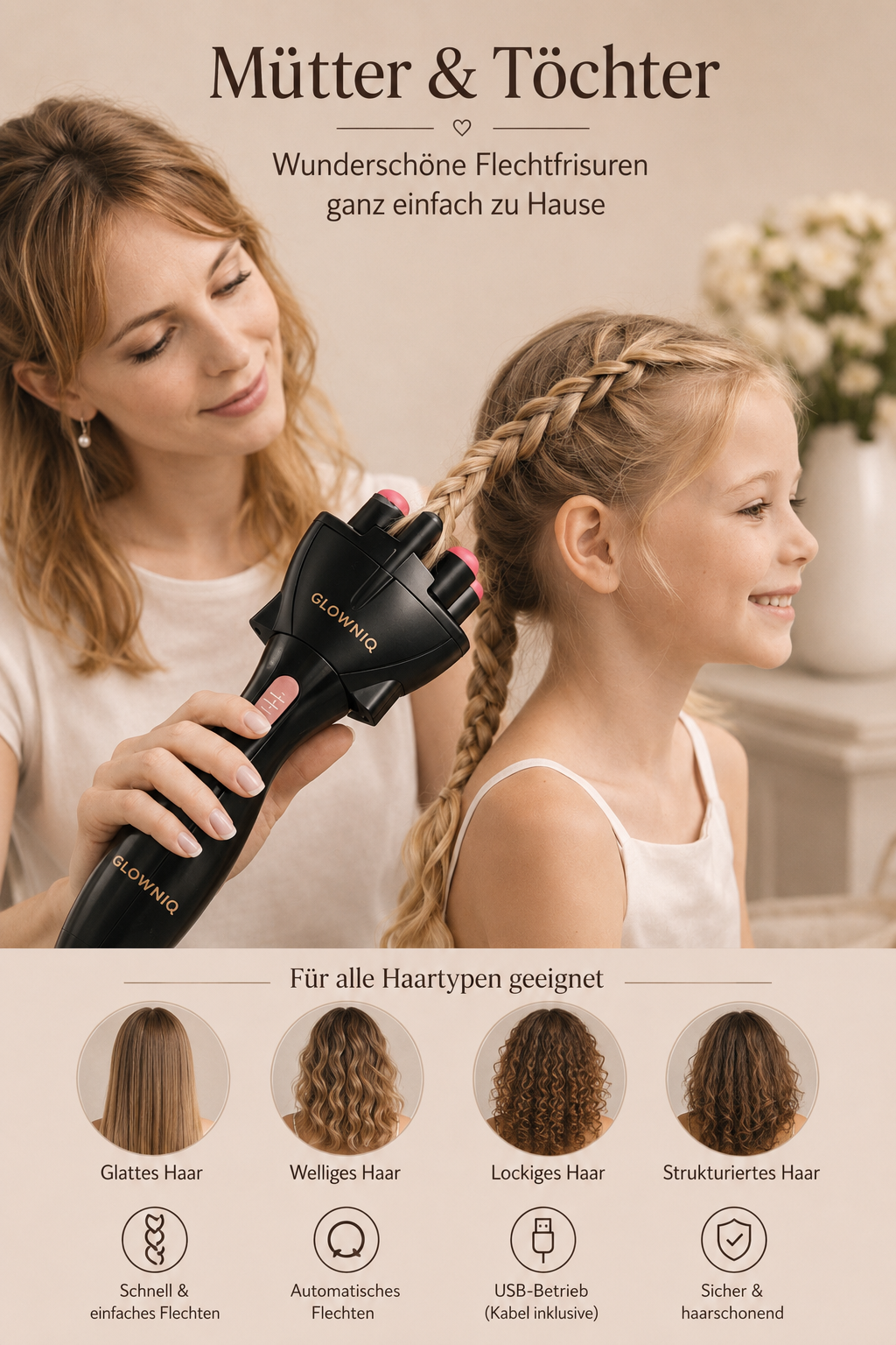 GLOWNIQ AutoBraid Styler