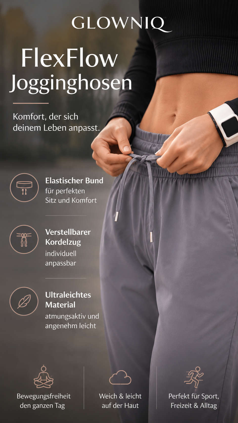 Glowniq™ FlexFlow Jogginghose