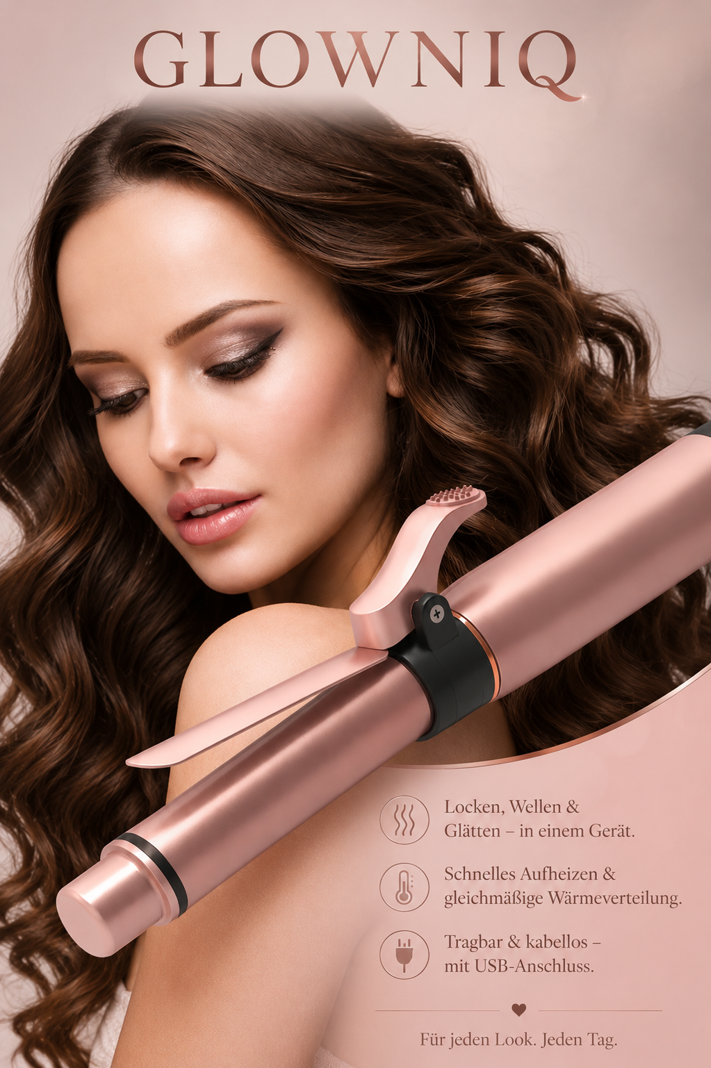 GLOWNIQ MiniStyle Pro – 2-in-1 Reisestyler