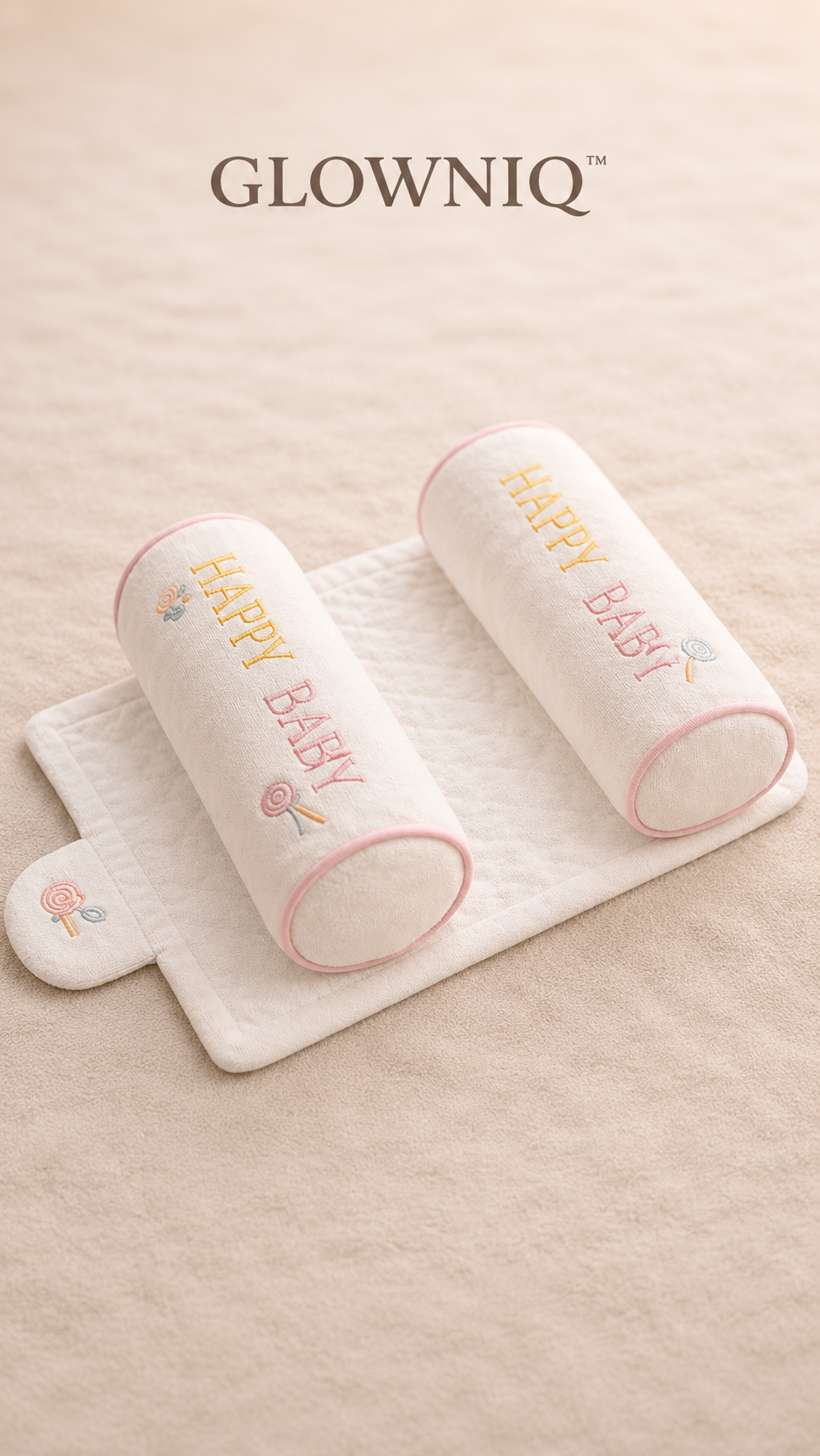 Glowniq™ CloudNest Baby-Schlafkissen