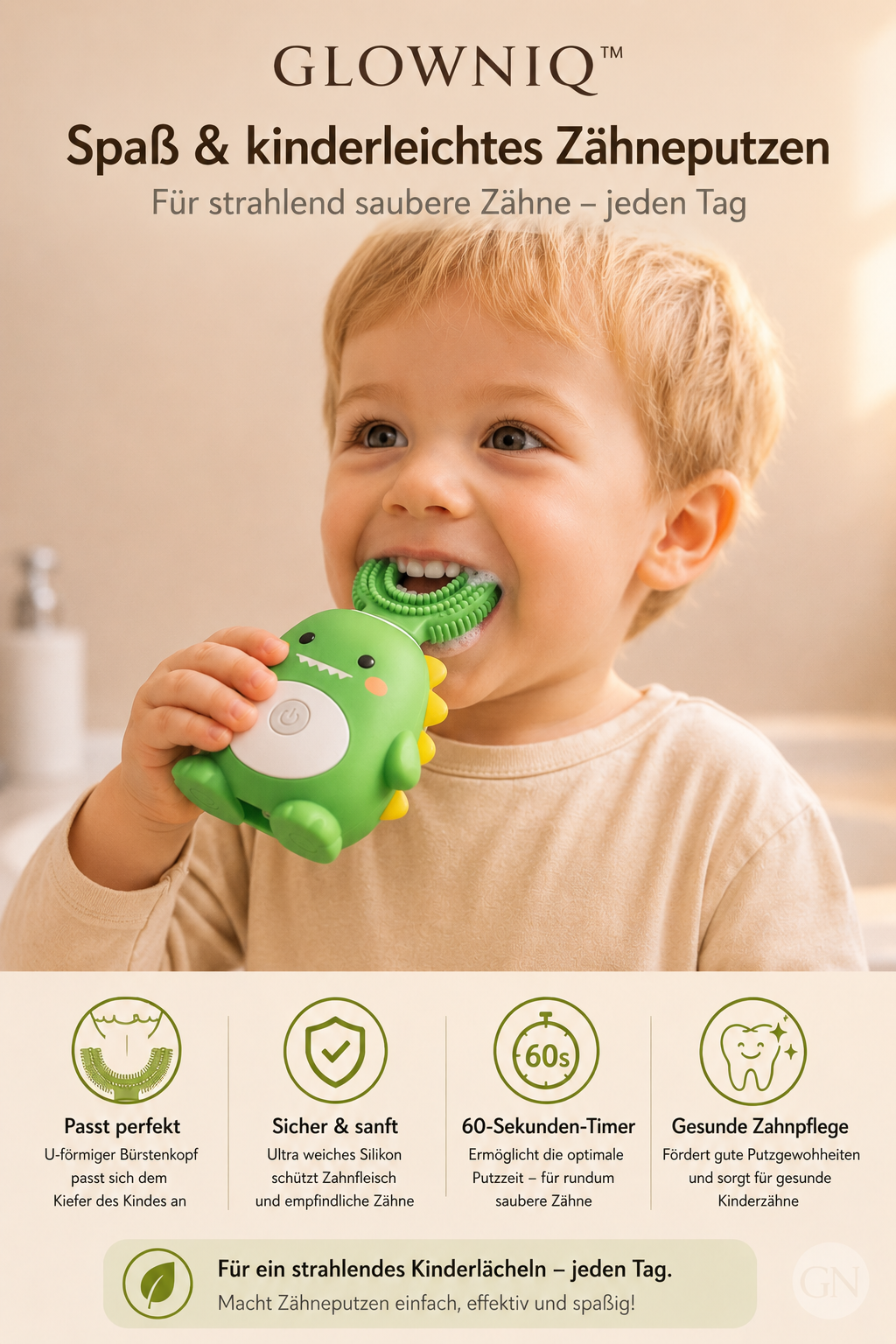 Glowniq™ DinoSmile 360° U-Bürste