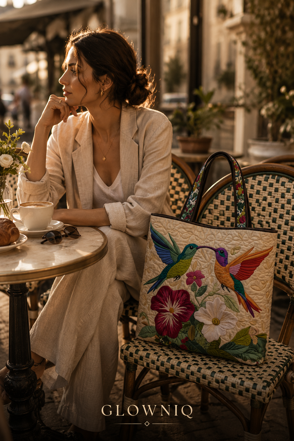 GLOWNIQ Riviera Bloom Tote