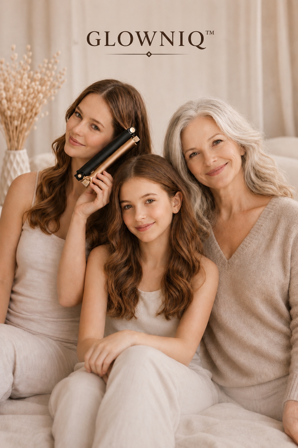 SilkWave™ Locken-Set ohne Hitze – Haarschonendes Styling über Nacht | Glowniq