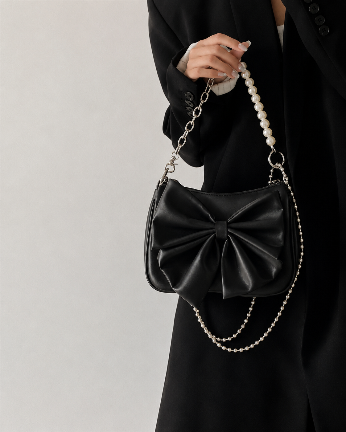GLOWNIQ Éloise™ Schleifen-Schultertasche