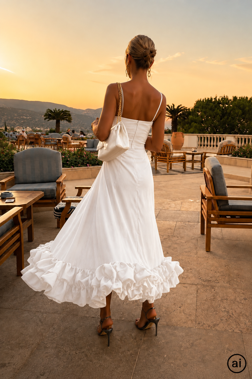 GLOWNIQ Ariana Elegantes Maxikleid