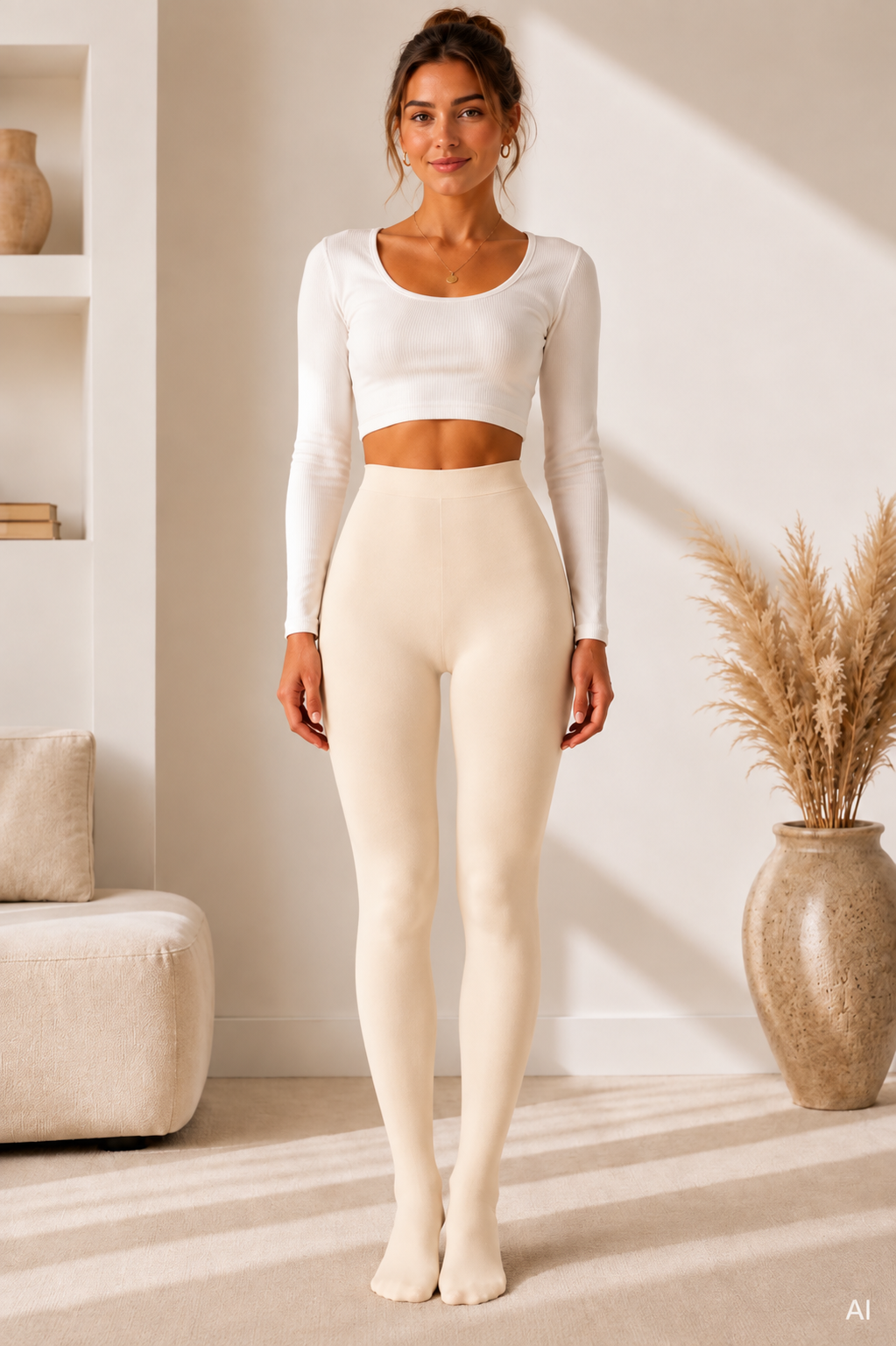 GLOWNIQ Thermelle Fleece-Lined Thermal Tights